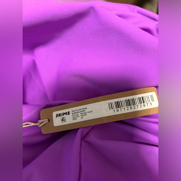 Skims Sarong Skirt / Violet / 4x - Picture 6 of 7